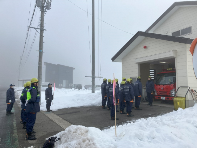 1月26日 高畠町消防団ポンプ管理点検