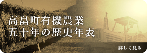 高畠町有機農業五十年の歴史年表
