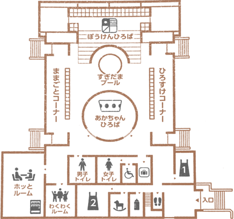 フロアマップの画像