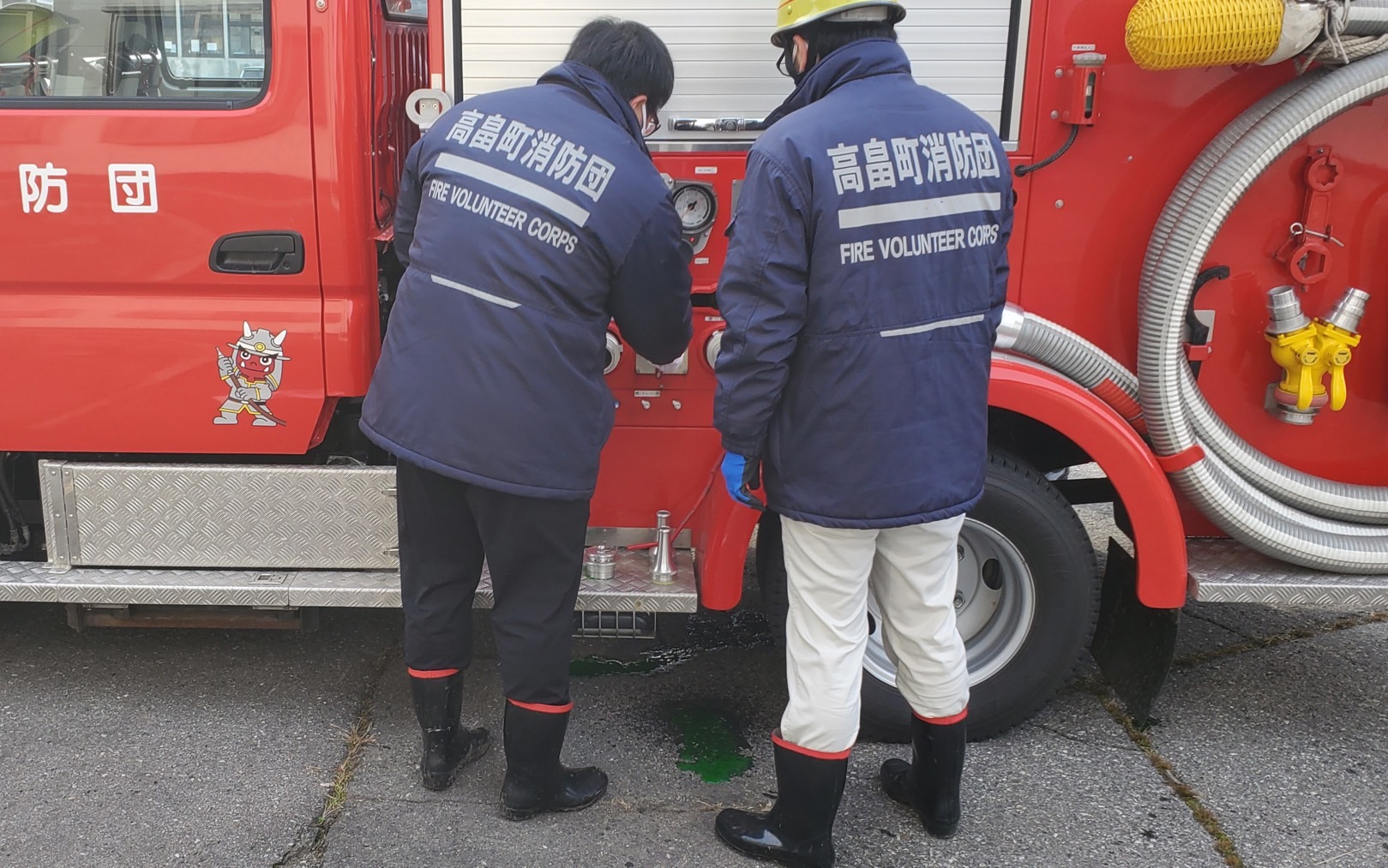 不凍液入れ・流水訓練02