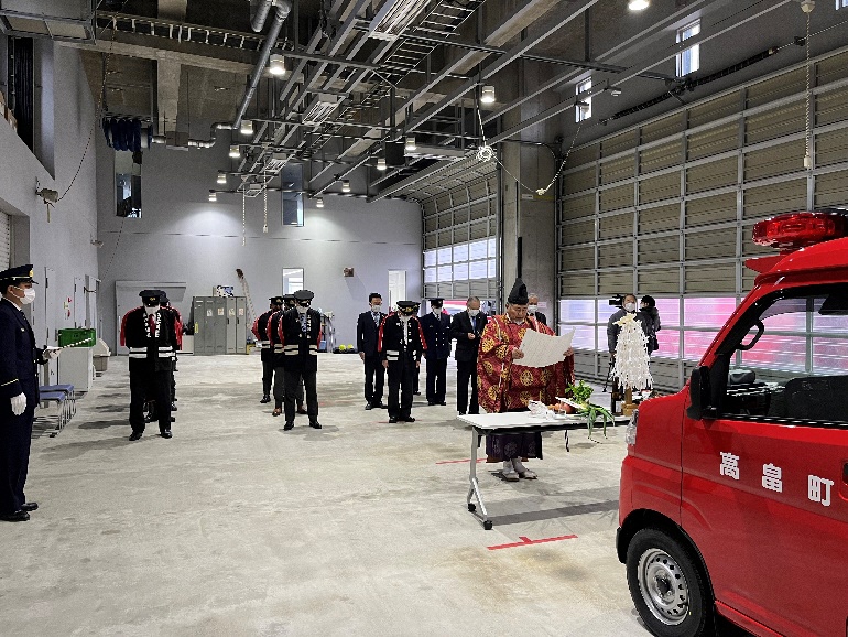 小型ポンプ積載車安全祈願祭および引渡式02