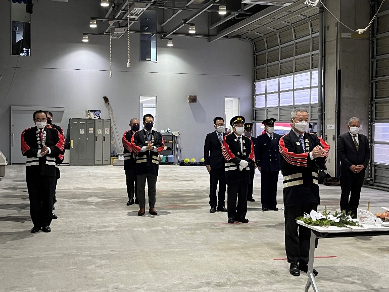 小型ポンプ積載車安全祈願祭および引渡式03