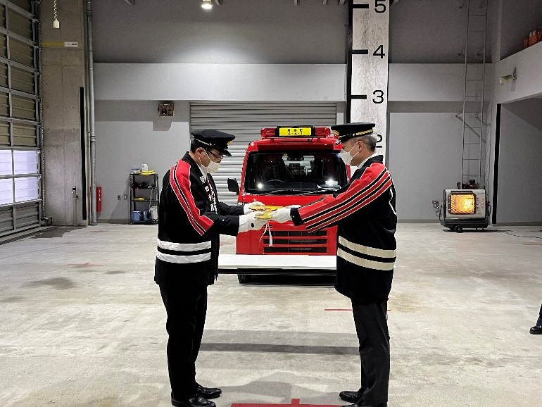 小型ポンプ積載車安全祈願祭および引渡式04
