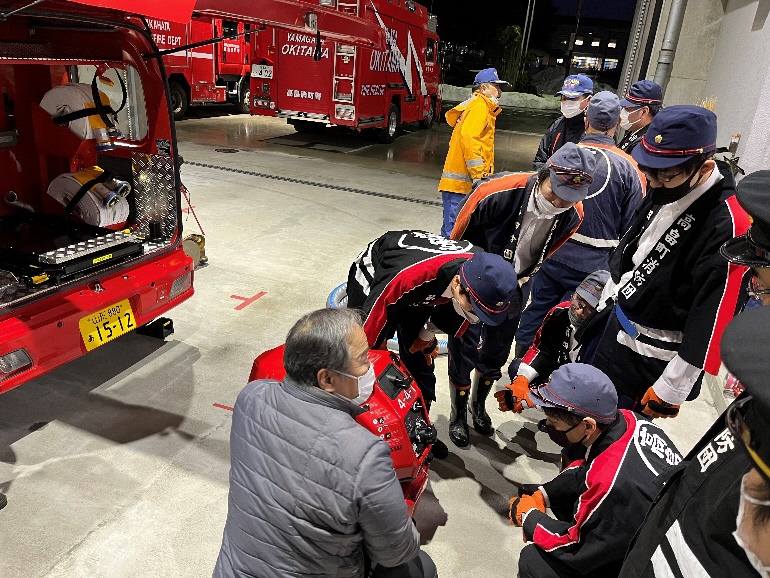 小型ポンプ積載車安全祈願祭および引渡式07