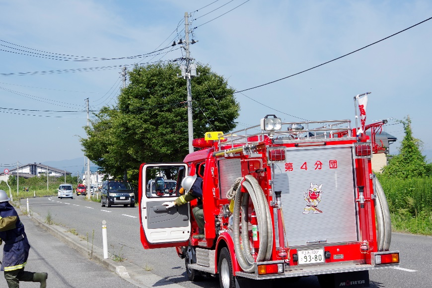 高畠町総合防災訓練(火災防禦訓練)02