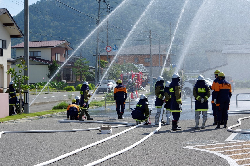 高畠町総合防災訓練(火災防禦訓練)05