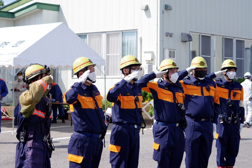 高畠町総合防災訓練(火災防禦訓練)10