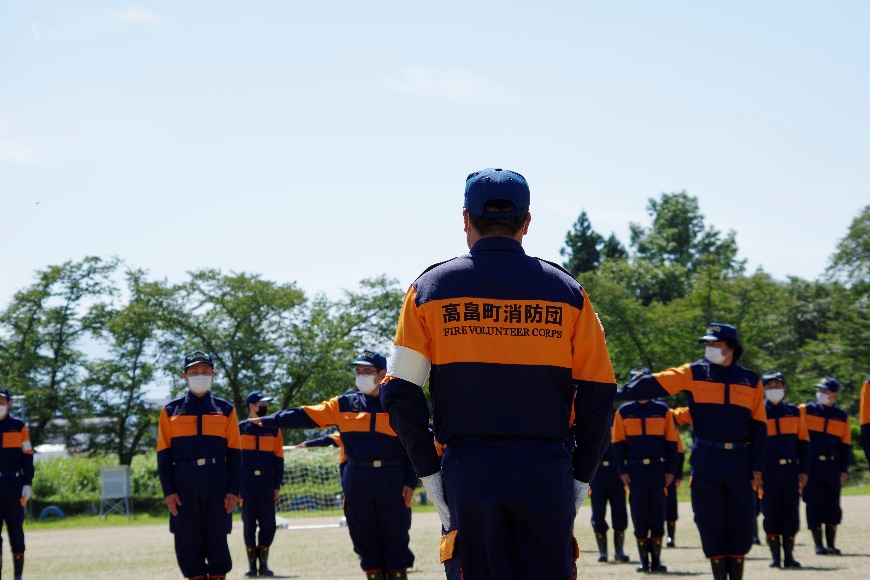 高畠町総合防災訓練(分団内演習)04