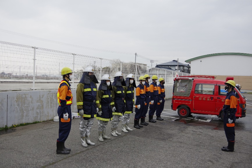 春季消防内演習10