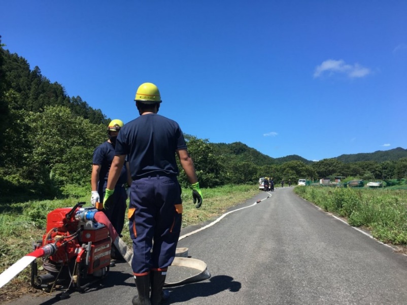 二井宿地区内機関講習訓練03