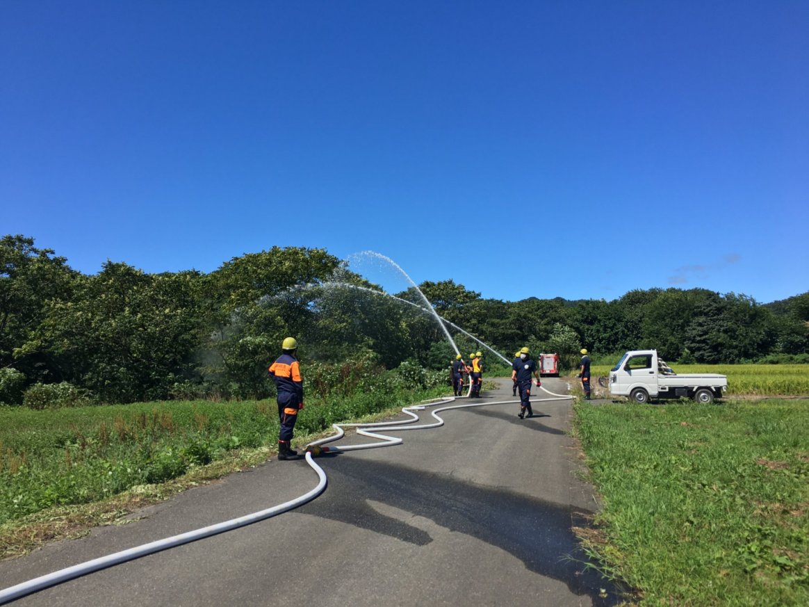 二井宿地区内機関講習訓練10