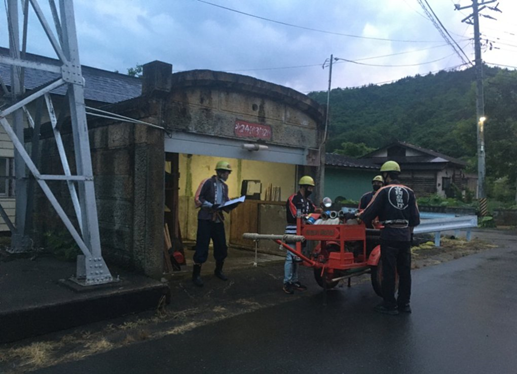 筋集落 ポンプ管理点検02