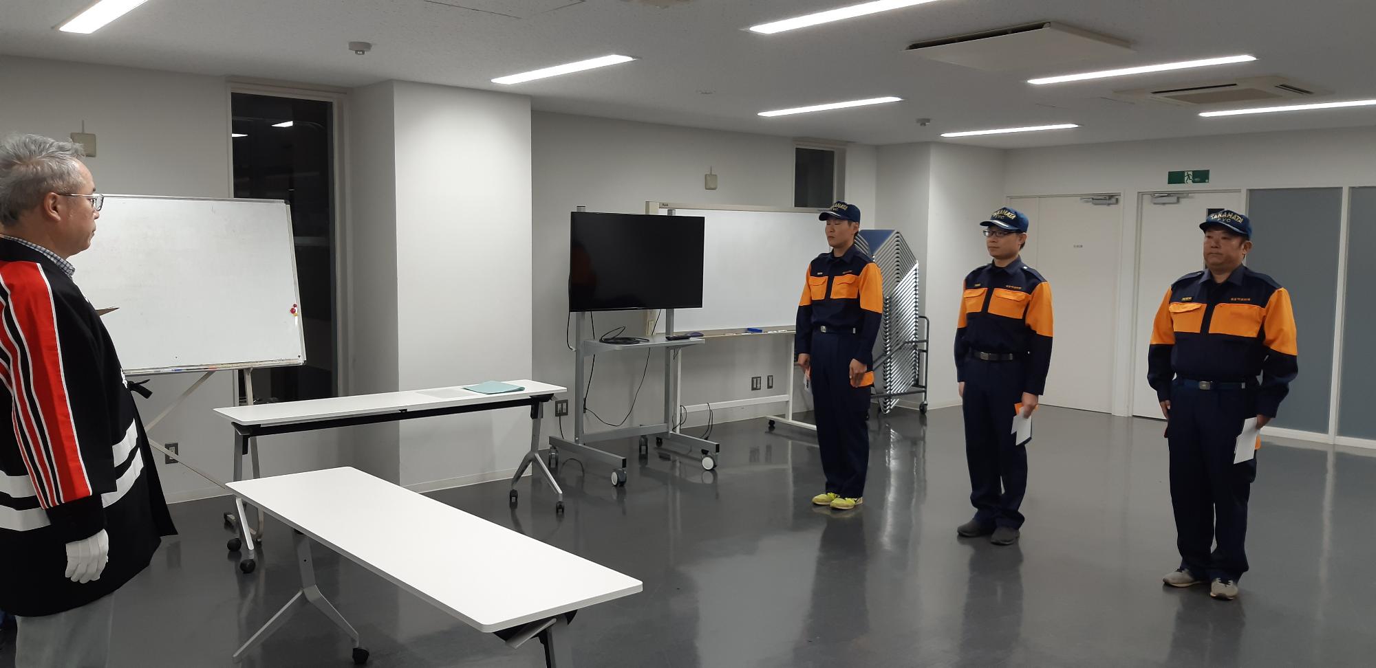 第24期 消防団初級幹部科入校壮行式02