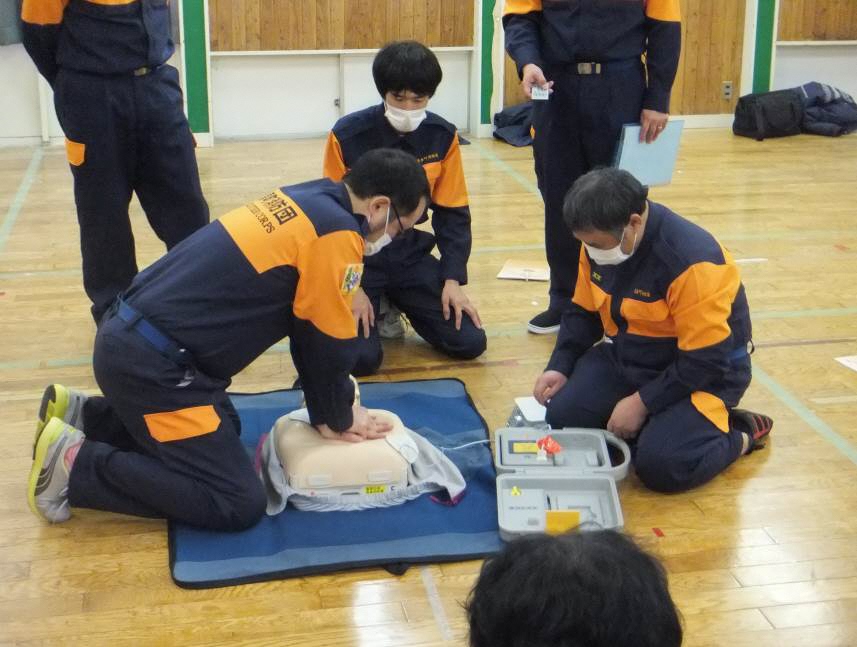 第四分団普通救命講習の実施04