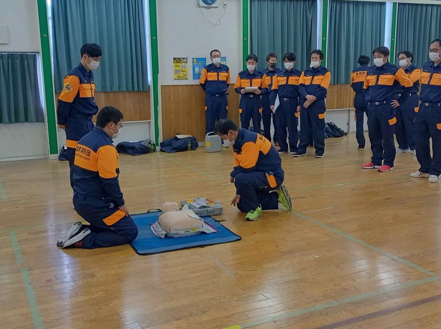 第四分団普通救命講習の実施07