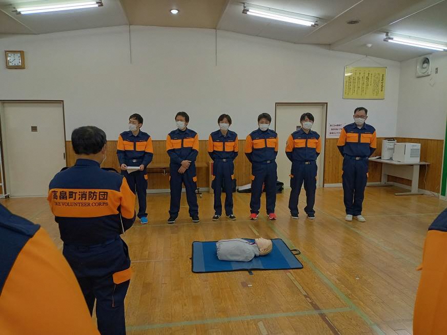 第四分団普通救命講習の実施08