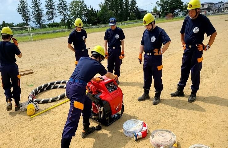 令和6年8月25日 第3分団技術向上訓練1