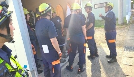 3分団技術向上訓練第2部1