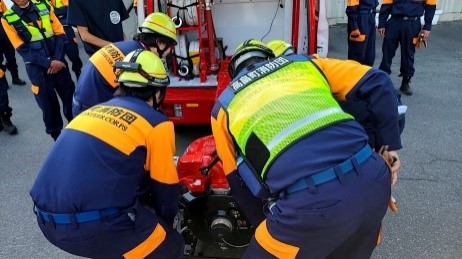 3分団技術向上訓練第2部2