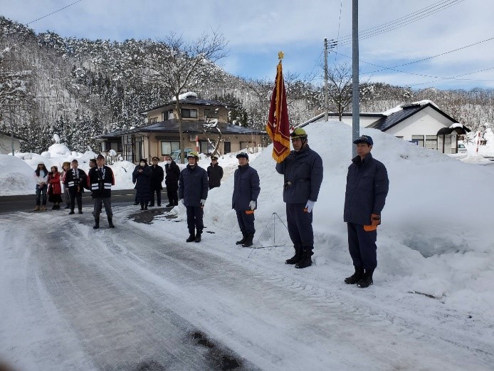 令和7年1月19日第2分団鎮火災1