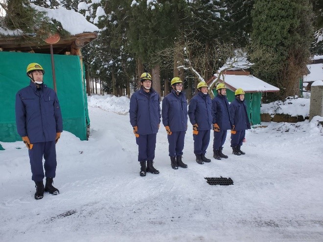 令和7年1月19日第2分団鎮火災2令3