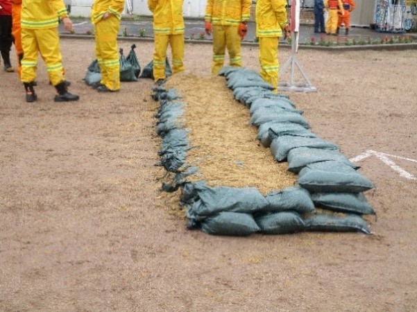 高畠町水防訓練4