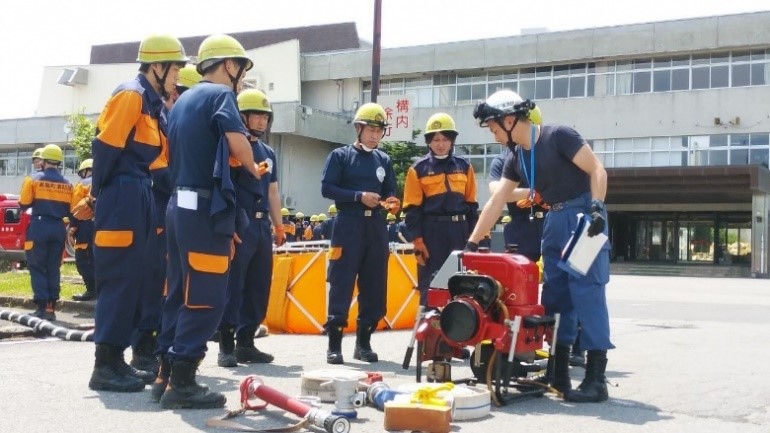 高畠町消防団機関員講習会2