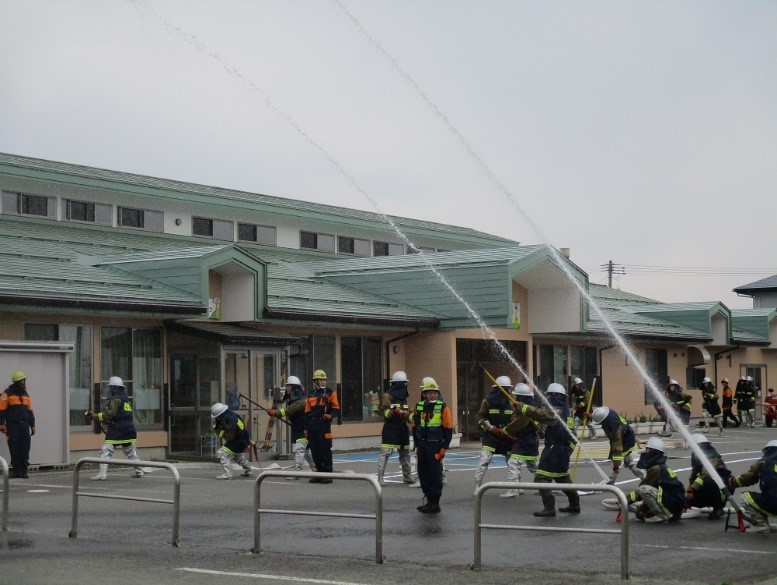 高畠町消防団春季消防演習1