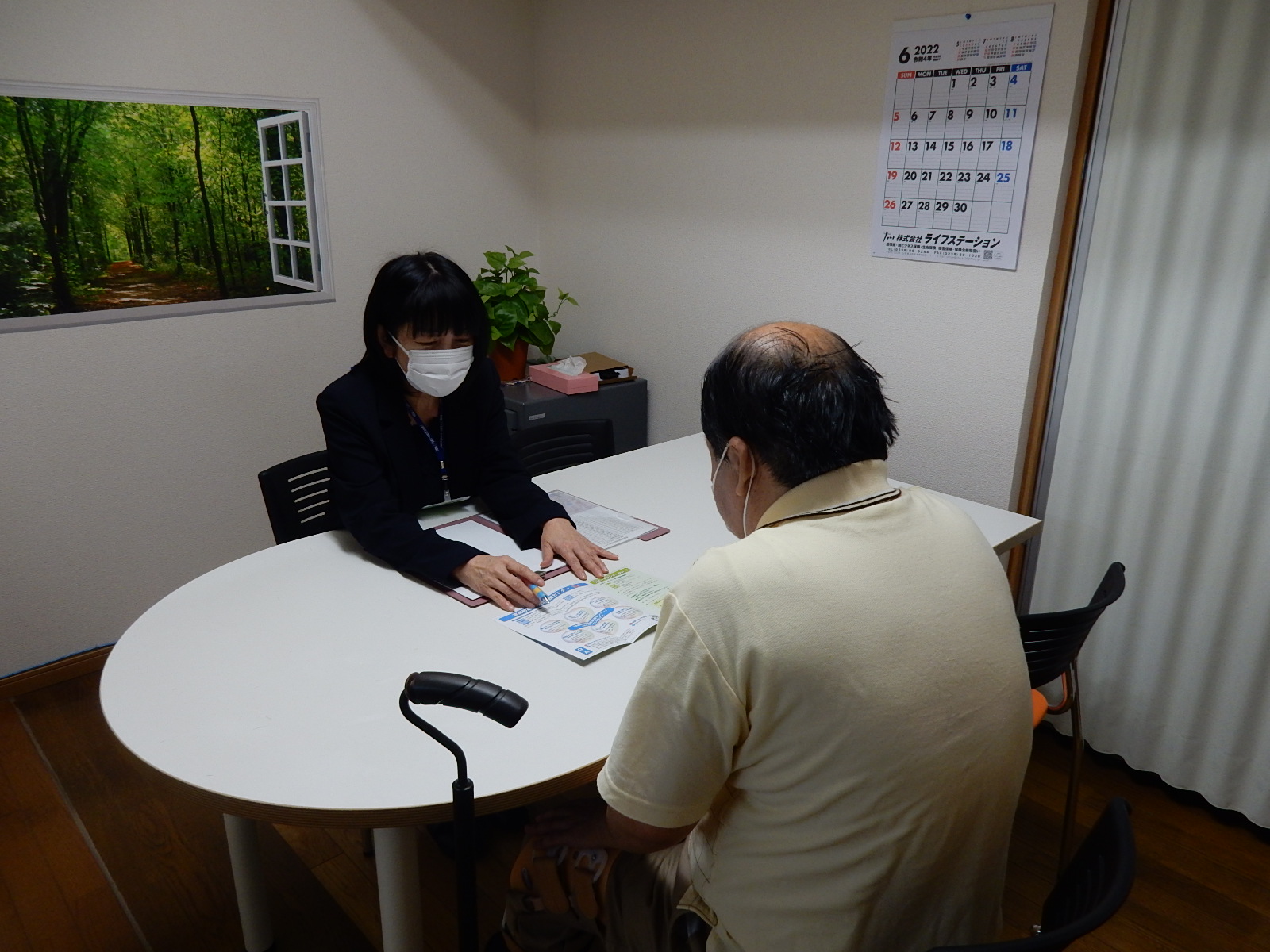 相談支援の様子