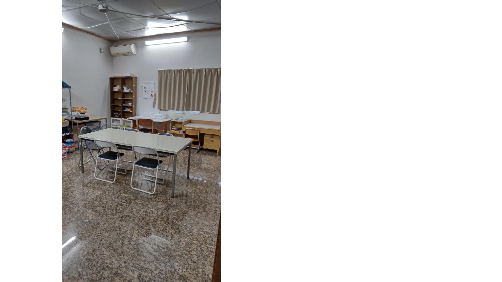 ネコの会の活動場所の様子