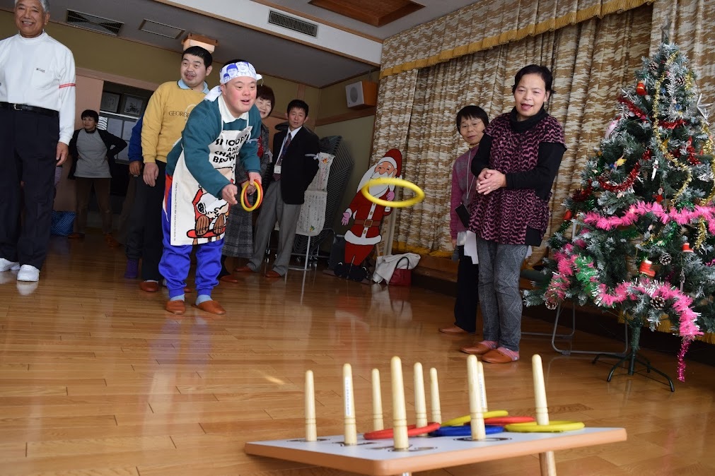 楽しそうなわなげの様子