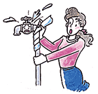 応急手当の仕方2のイラスト