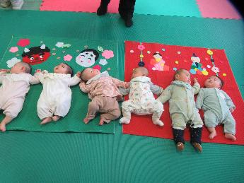 おひるねアートの写真