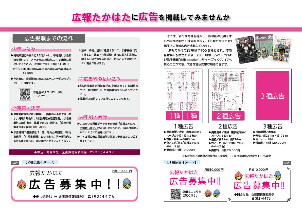 広告掲載までの流れの説明