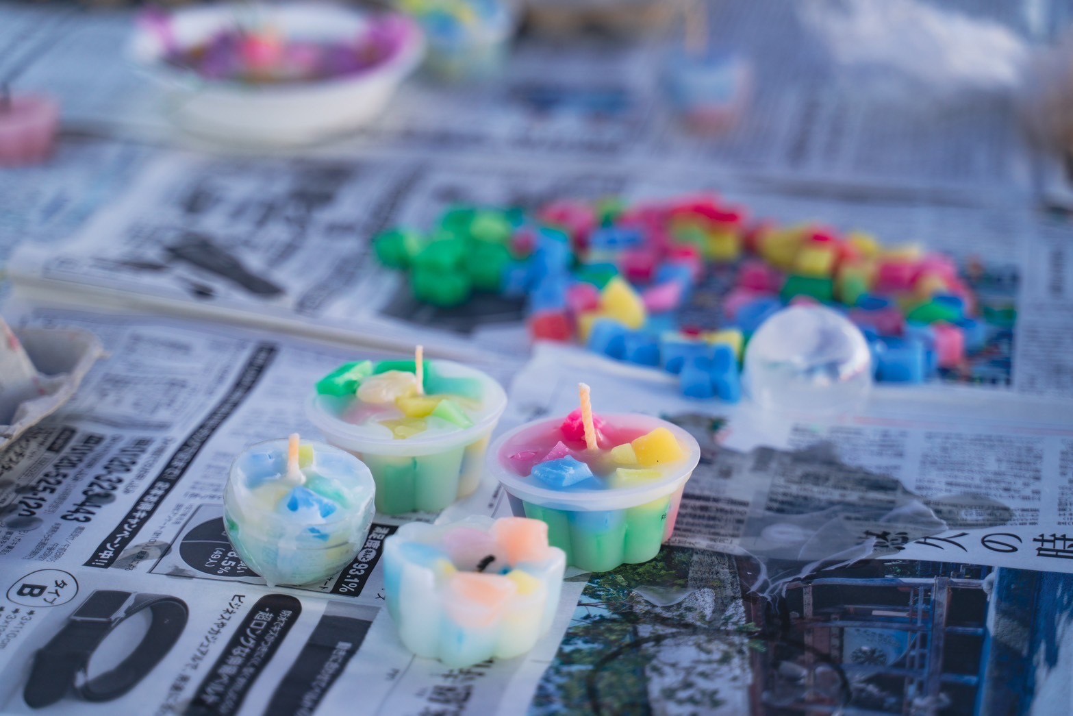 キャンドル作り