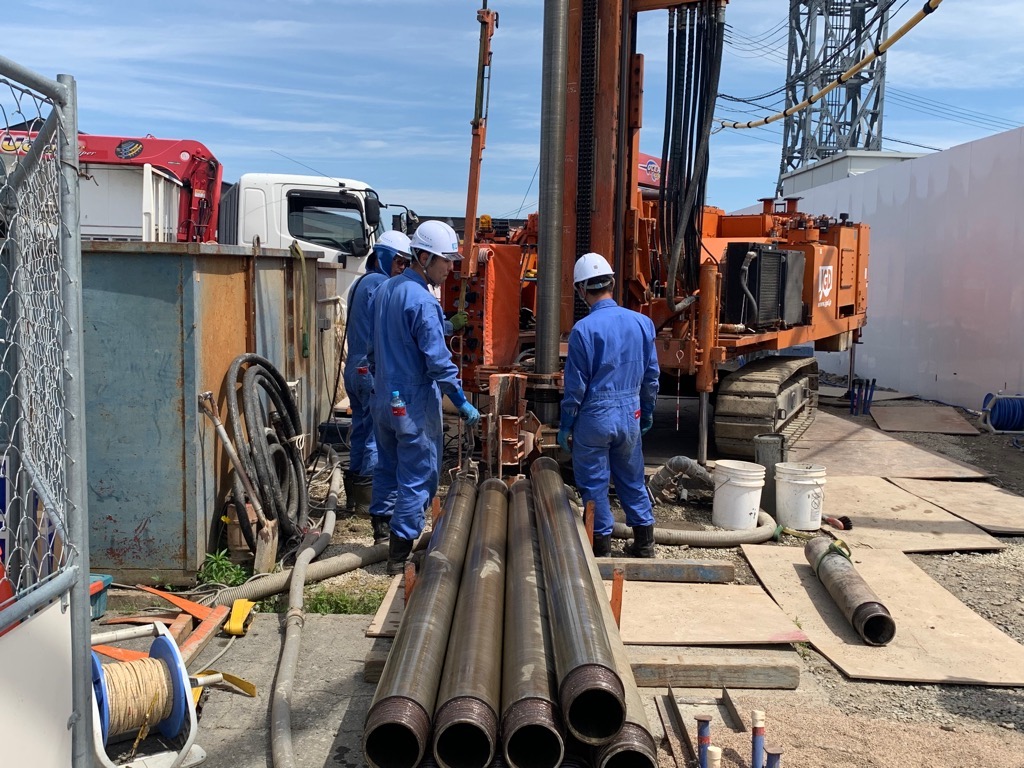 地中熱削孔工事