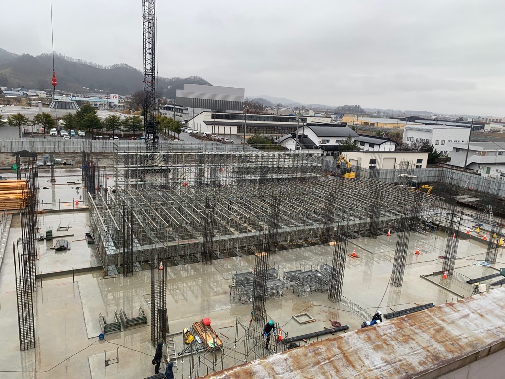 2月新庁舎現場様子
