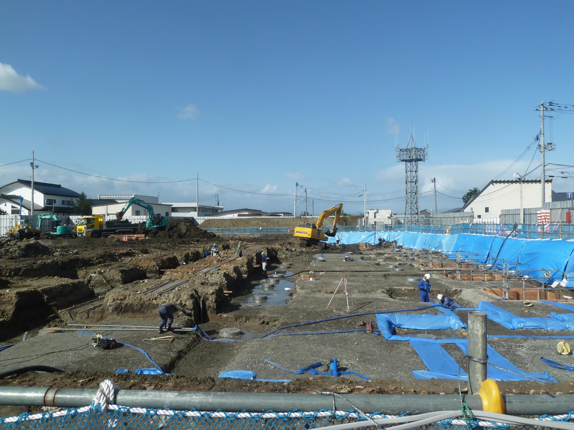 根切工事の様子2