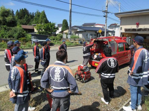 自動車ポンプと積載車の点検02