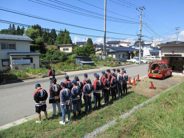自動車ポンプと積載車の点検03