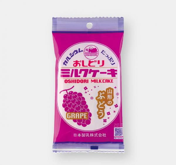おしどりミルクケーキぶどうパッケージ