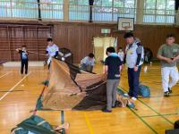 テント設営