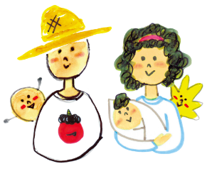 家族のイラスト